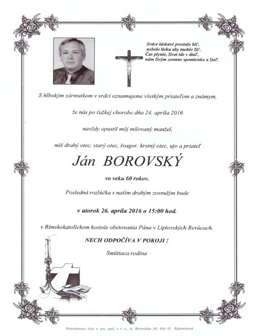 Bc. Ján Borovský