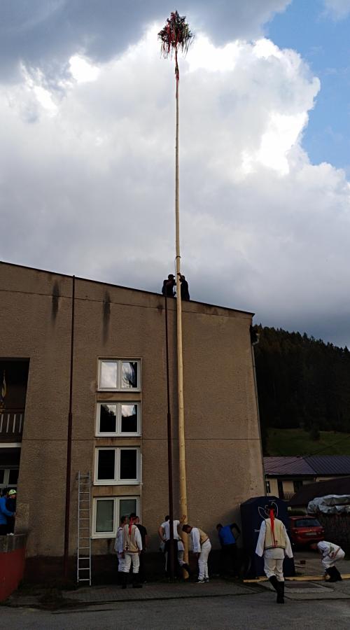 Stavanie mája v&nbsp;obci 2018&nbsp;1