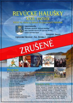 REVÚCKE HALUŠKY XXII.ročník - zrušené 1