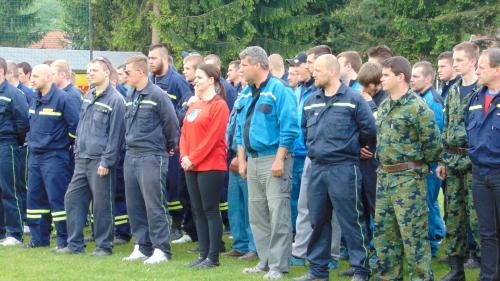 Okresné kolo hasičskej súťaže v Stankovanoch - 2015